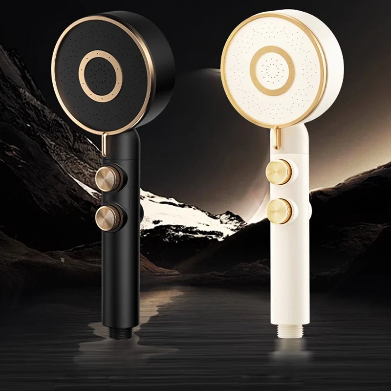 5 Modes High Pressure Handheld Shower Head,Water Saving , Spray Nozzle Massage Rainfall Shower Head Bathroom Accessories